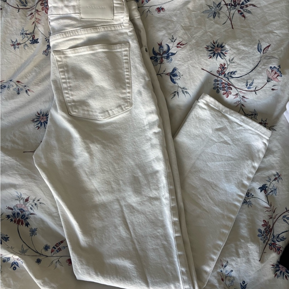 Everlane White Denim Jeans